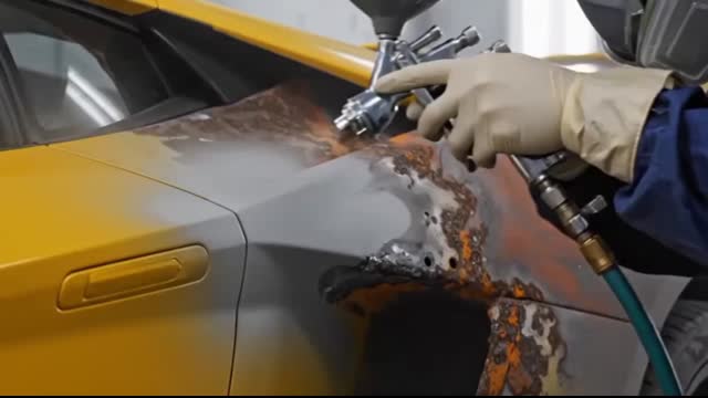 This Abandoned Yellow Lamborghini Was Found in a Haunted House (ASMR Restoration)”