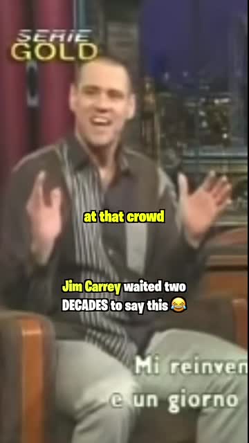 Jim Carrey Waited Two Decade To Say This