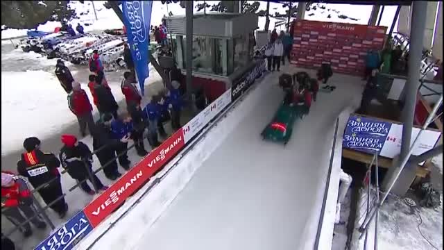 Belgian bobsled crashed
