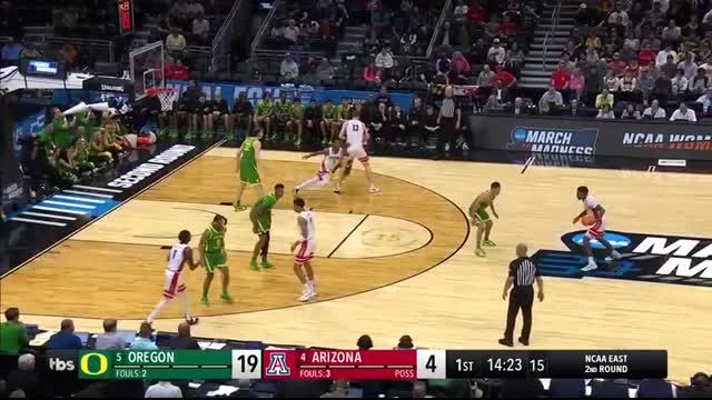 Arizona vs. Oregon - Second round NCAA tournament extended highlights