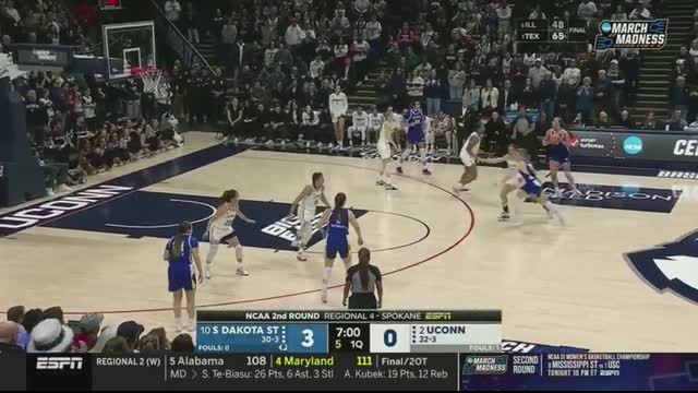 UConn vs. South Dakota State - Second round NCAA tournament extended highlights