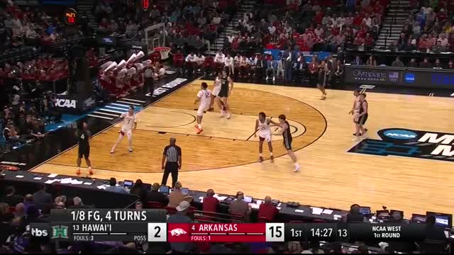 Arkansas vs. Hawaii - First round NCAA tournament extended highlights