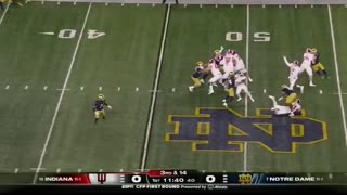 CFP First Round Indiana Hoosiers vs. Notre Dame Fighting Irish   Full Game Highlights   ESPN CFB