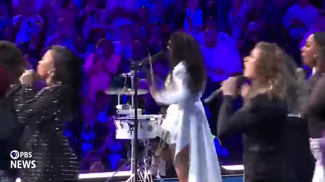 WATCH John Legend and Sheila E. perform at 2024 Democratic National Convention   2024 DNC Night 3
