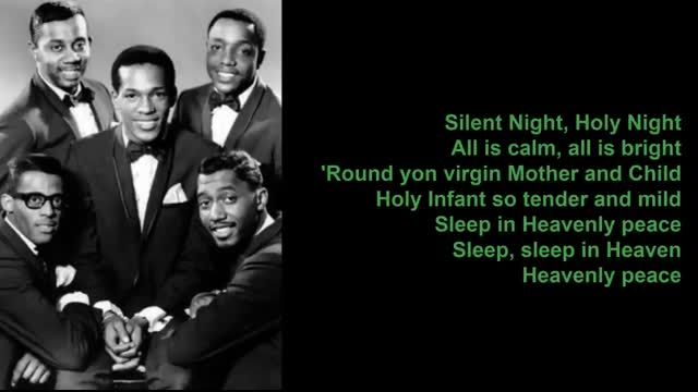 Silent Night by The Temptations (Lyrics)