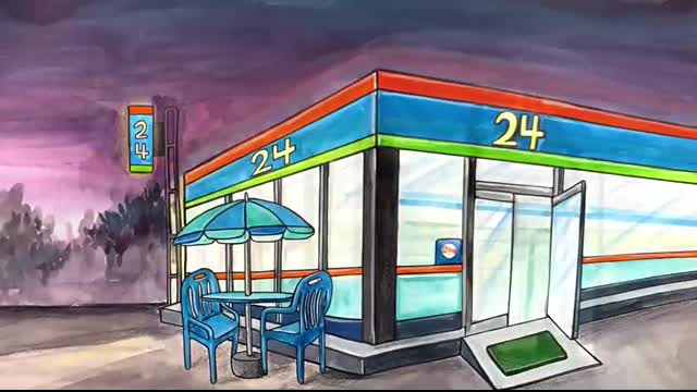 슬라임과 함께하는 편의점먹방  스톱모션! ?Korean Convenience store food MUKBANG with SLIME!?