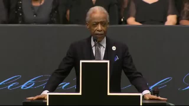 Rev. Al Sharpton speaks at Jesse Jackson's homegoing service in Chicago