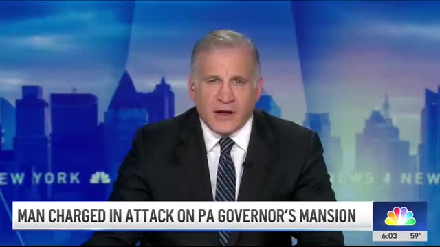 Man charged in attack on Pennsylvania governor's mansion