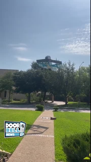 Amazon Drone Delivering a Package