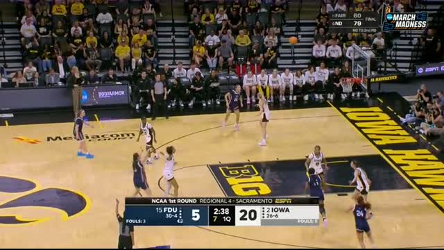 Round of 64 Fairleigh Dickinson Knights vs. Iowa Hawkeyes   Full Game Highlights   NCAA Tournament