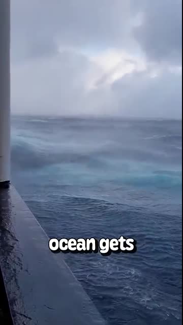 Ocean at night is very dark
