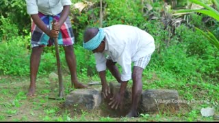 BANANA CHIPS   Kerala Special Nendran Raw Banana Chips   Street Food Snack Recipe cooking in Village