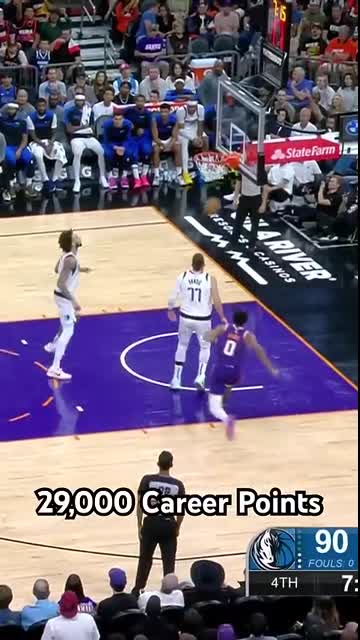KD surpasses 29,000 career points ?