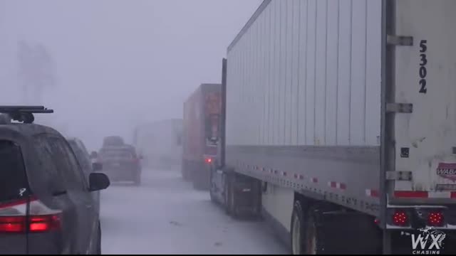 Mega California Blizzard 2024 - Day 1 - Winter Storm - Snow  - Wind - Raw 4k