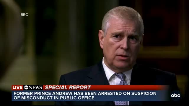 British police arrest Andrew Mountbatten-Windsor on suspicion of misconduct