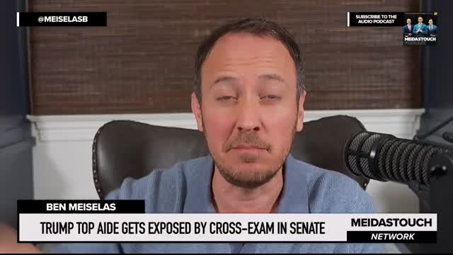 Trump TOP WITNESS Gets EXPOSED by CROSS-EXAM in SENATE HEARING