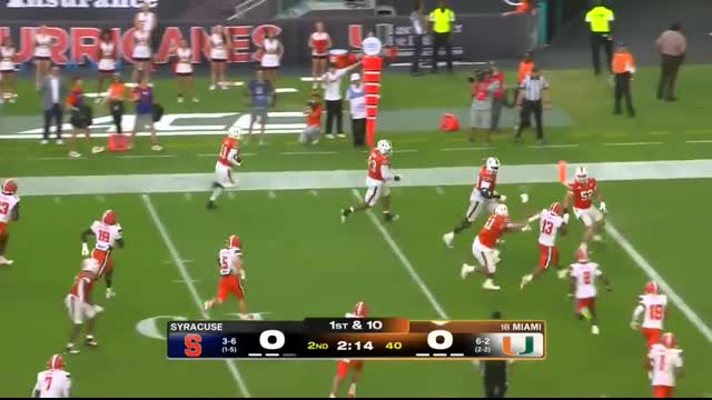 Syracuse Orange vs. Miami Hurricanes   Full Game Highlights   ESPN College Football