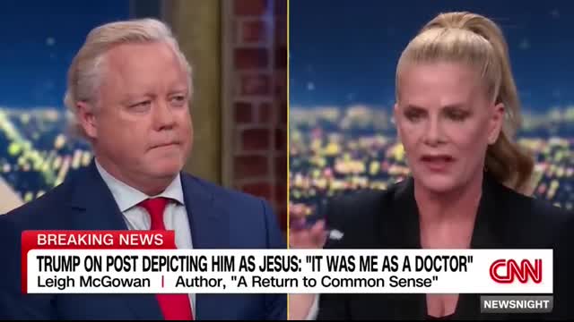 Panel Why did Trump post an image depicting himself as Jesus