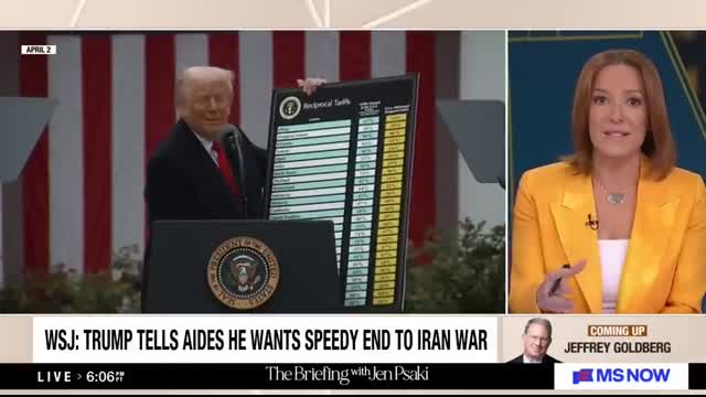 Psaki Trump can't TACO out of Iran