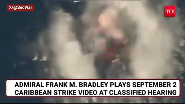 ‘Drug Boat’ Shocker New Video Shows Survivors Frantically Waving Right Before Fatal Second Strike