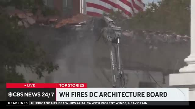 Trump fires entire board overseeing D.C. construction amid White House ballroom controversy