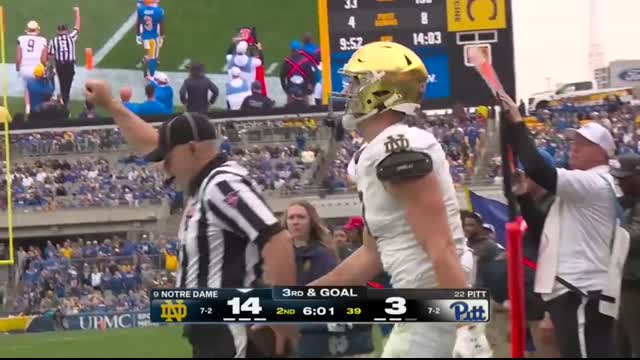 Notre Dame Fighting Irish vs. Pittsburgh Panthers   Full Game Highlights   ESPN College Football