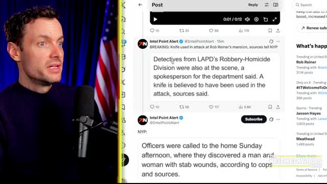 BREAKING Rob Reiner Found Dead in LA Home