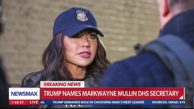 BREAKING Kristi Noem fired by Trump, will be replaced by Mullin