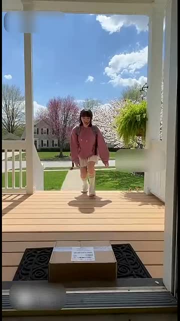 Karma Helps the Thief Understand  #RingDoorbell #PackageThiefFail #PaintExplosion #FunnyFails