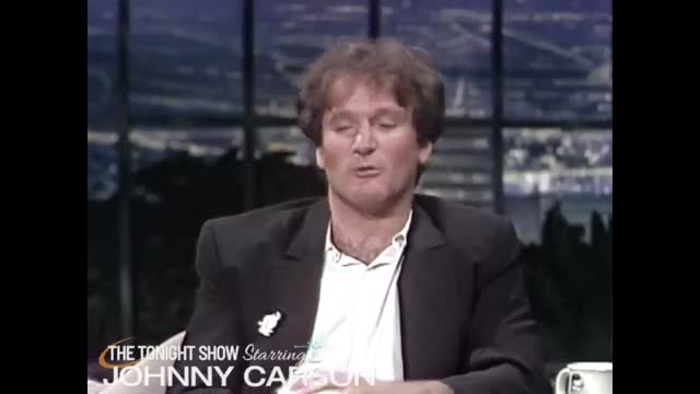Robin Williams Makes an Insane First Appearance   Carson Tonight Show