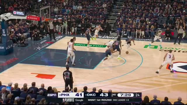 Game 2 Oklahoma City Thunder vs. Phoenix Suns   NBA Playoffs Mini   Extended Highlights