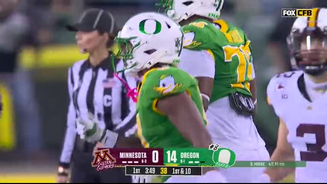 Minnesota Golden Gophers vs. No. 8 Oregon Ducks Highlights   FOX College Football