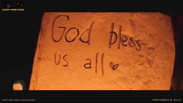 AULD LANG SYNE by SUSAN BOYLE - HAPPY NEW YEAR 4K